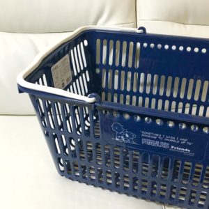 スヌーピー　かご　エコバスケット