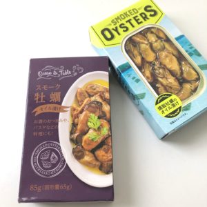 業務スーパー　スモーク牡蠣缶詰