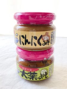 カルディ　にんにくみそ　大葉みそ