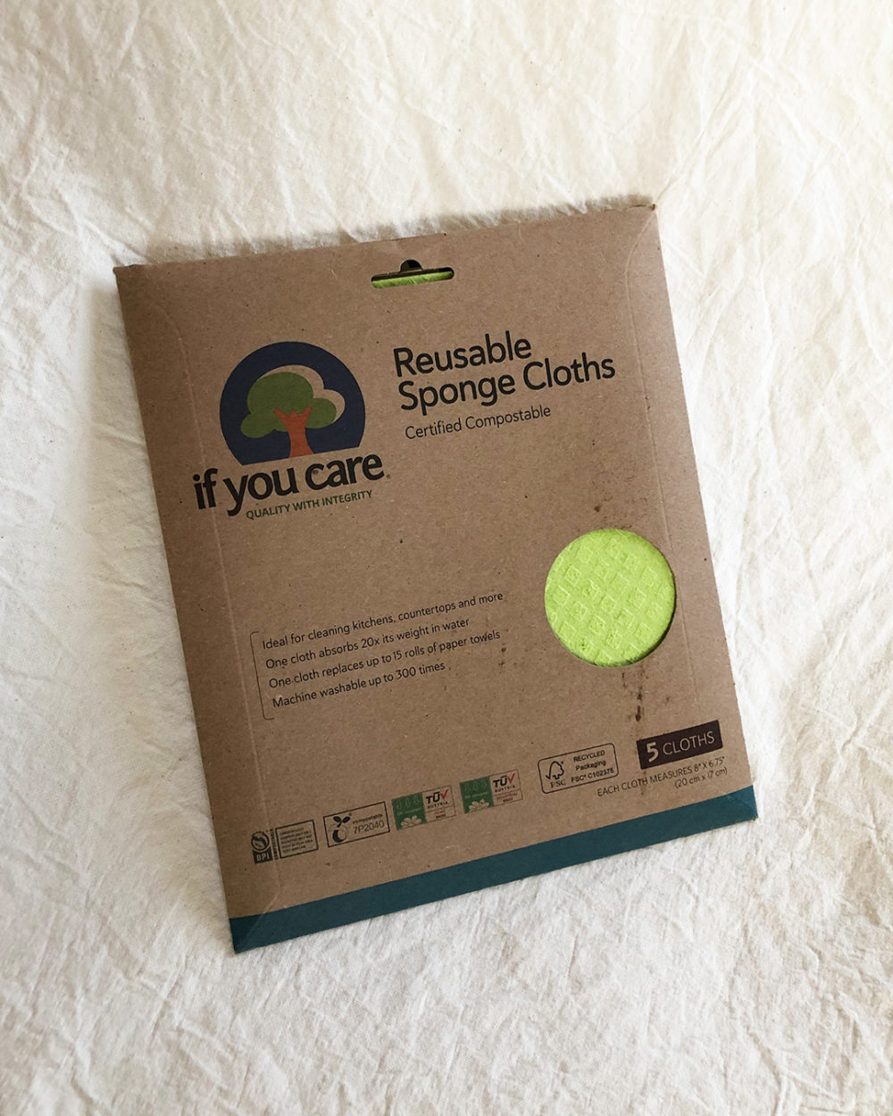 iHerbコンポスタブル スポンジワイプ