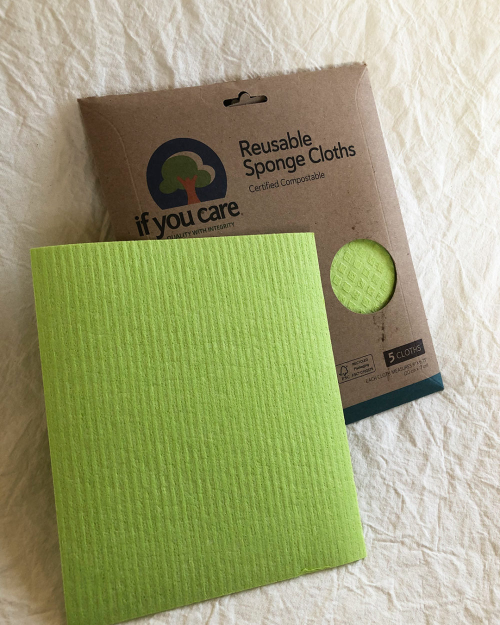 iHerbコンポスタブル スポンジワイプ